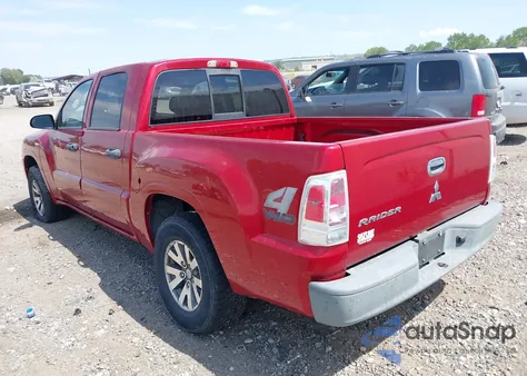 2008 Mitsubishi Raider Ls из США, поврежденный, VIN 1Z7HT28K18S572954